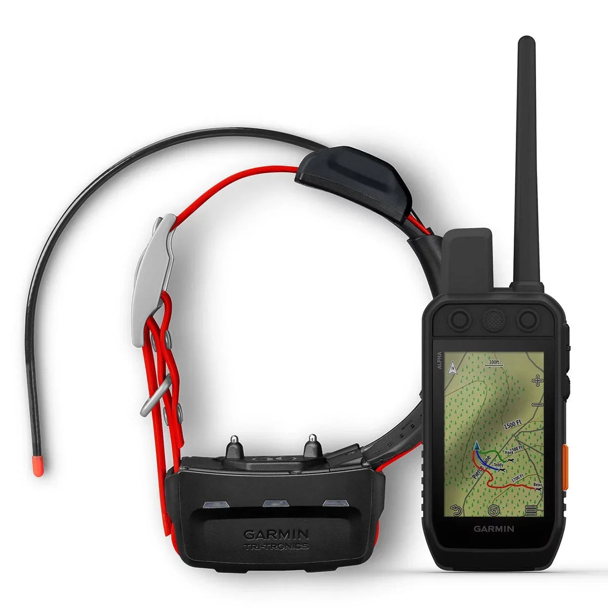 Garmin Alpha 300i (Garmin Alpha  15X Dog Collar Bundle) Dog Tracker Handheld Featuring inReach  Messaging