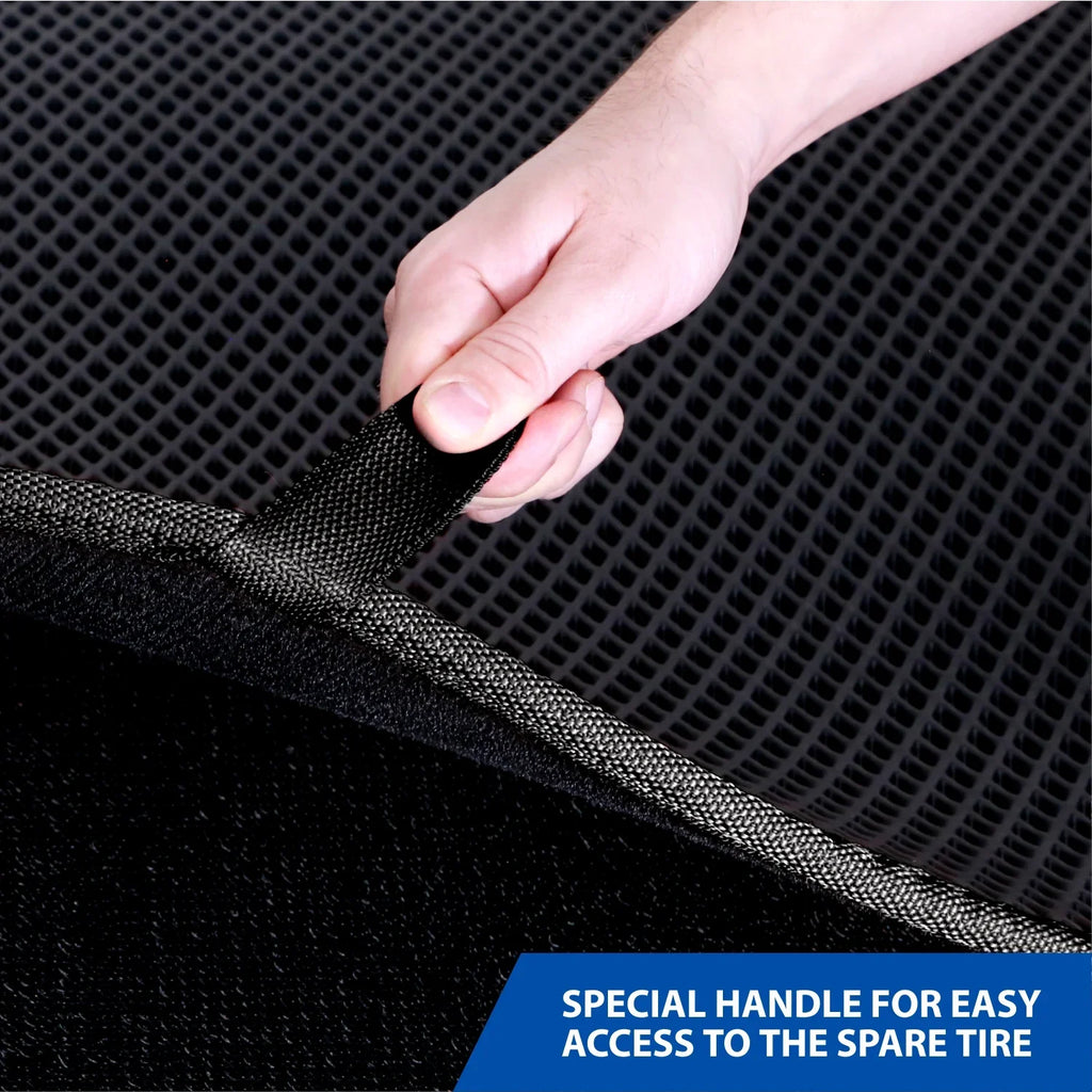 Goodyear Custom Fit Cargo Mat Liner for Honda Accord 2013-2017 Sedan - Heavy Duty Trunk Liner, Diamond Shape,Luggage with Waterproof,Liquid Trapping Technology - Anti-Slip Cargo Liner -