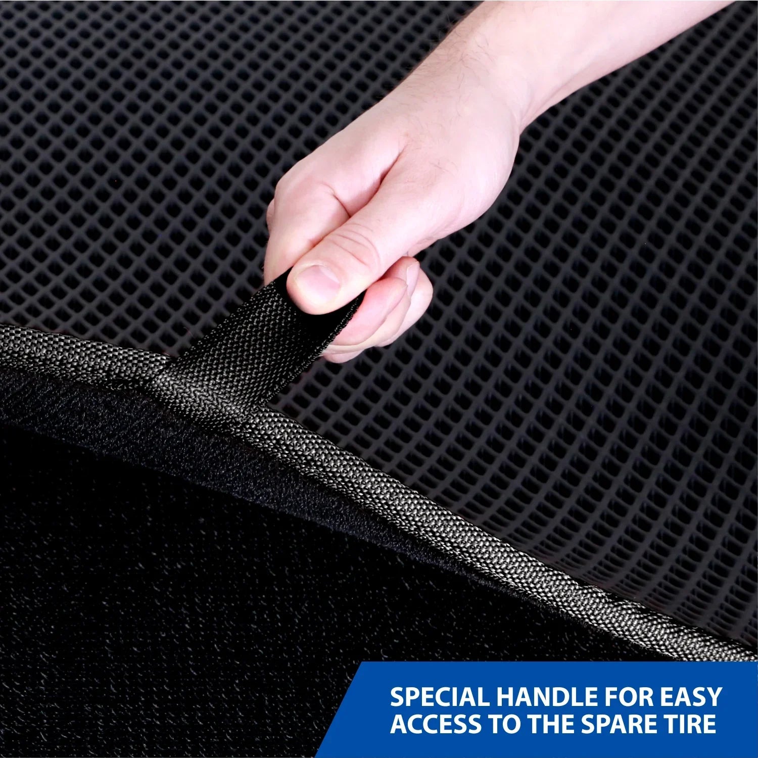 Goodyear Custom Fit Cargo Mat Liner for Honda Accord 2013-2017 Sedan - Heavy Duty Trunk Liner, Diamond Shape,Luggage with Waterproof,Liquid Trapping Technology - Anti-Slip Cargo Liner -