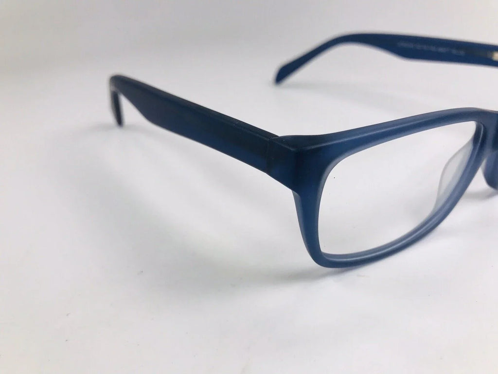 New Designer Inspired   Matte Blue  Eyeglasses 52mm with Case