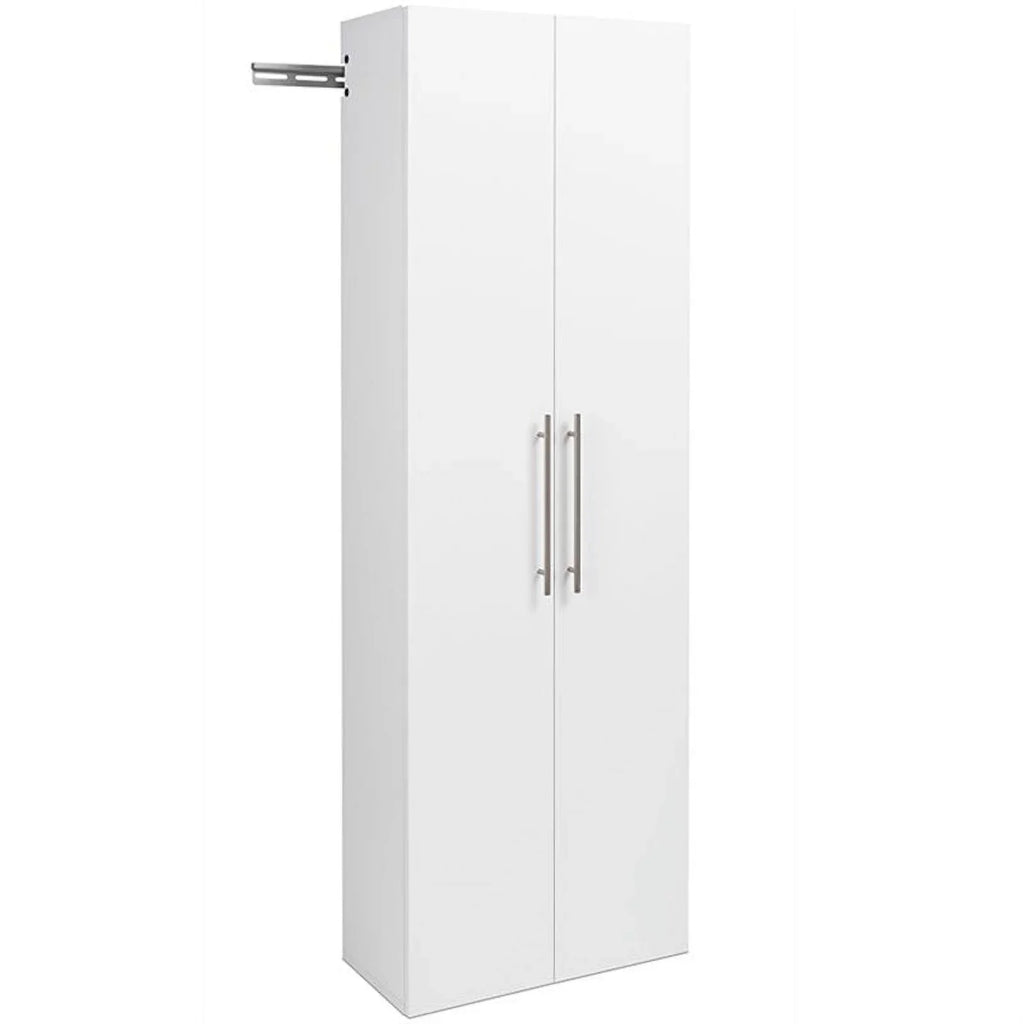 Pemberly Row 3 Piece 72" Large Wall Mounted Garage Cabinet Set in White
