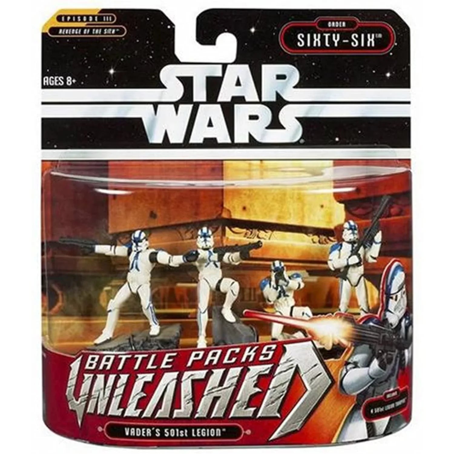 Star Wars Battle Pack Unleashed Figures, Darth Vader's 501st Legion Episode