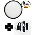 5-Pack Replacement Hoover Air Steerable Bagless Upright  Vacuum Primary Filter with 7-Piece Micro Vacuum Attachment Kit - Compatible Hoover Windtunnel 303903001 Primary Filter