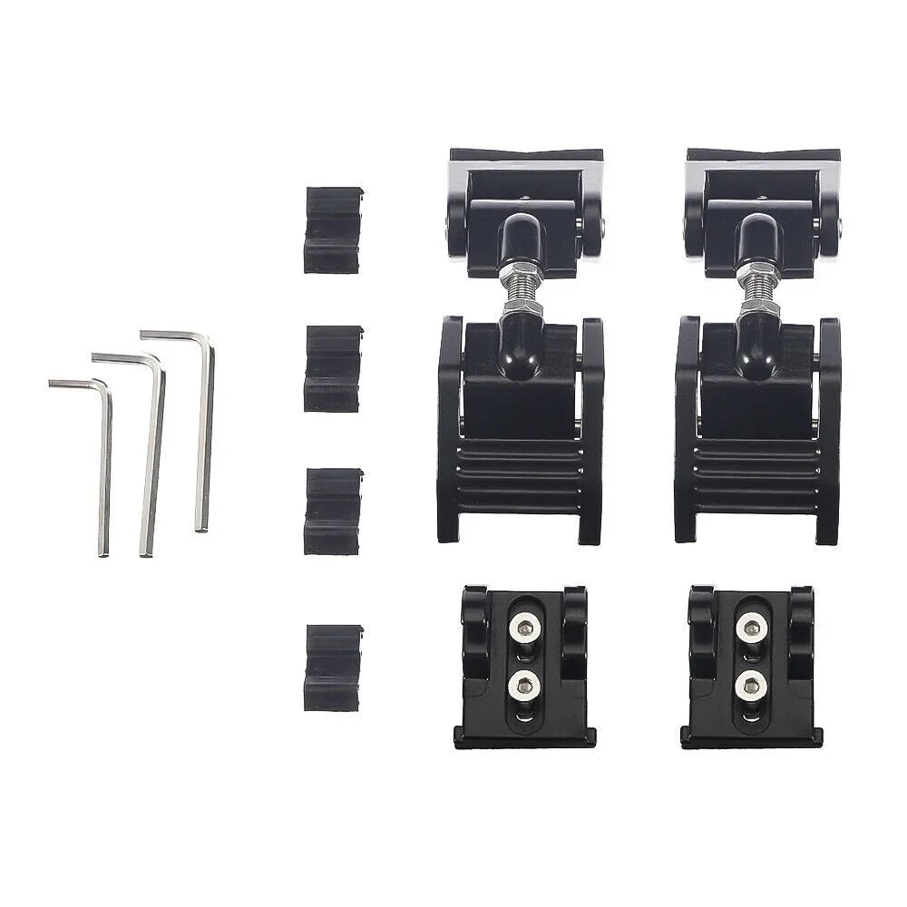 JahyElec Durable Black Hood Latch Lock Catch for Jeep Wrangler  07-18 - Secure Your Off-Road Adventures