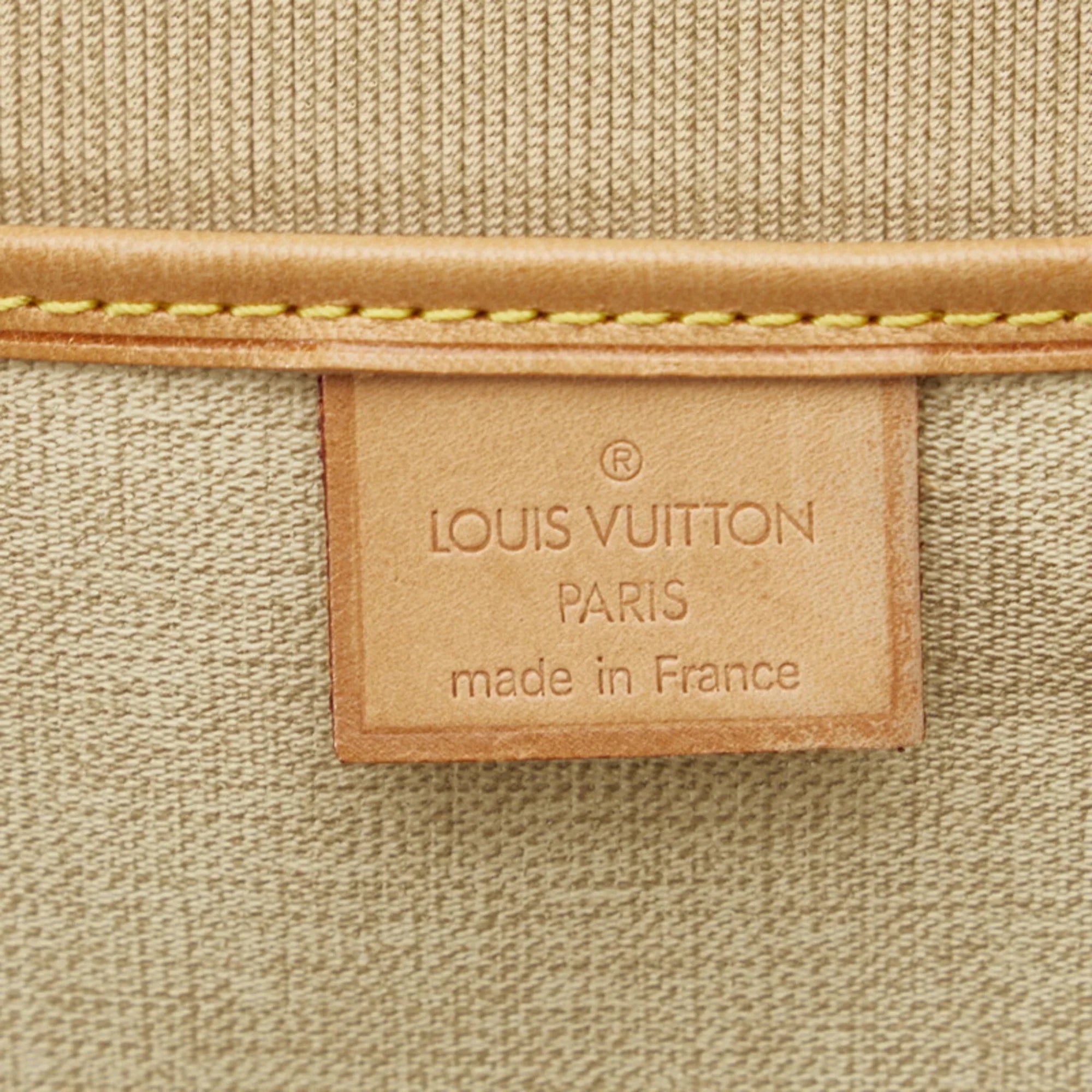 Pre-Owned Louis Vuitton Monogram Excursion Handbag  Brown  Leather Women's   (Good)