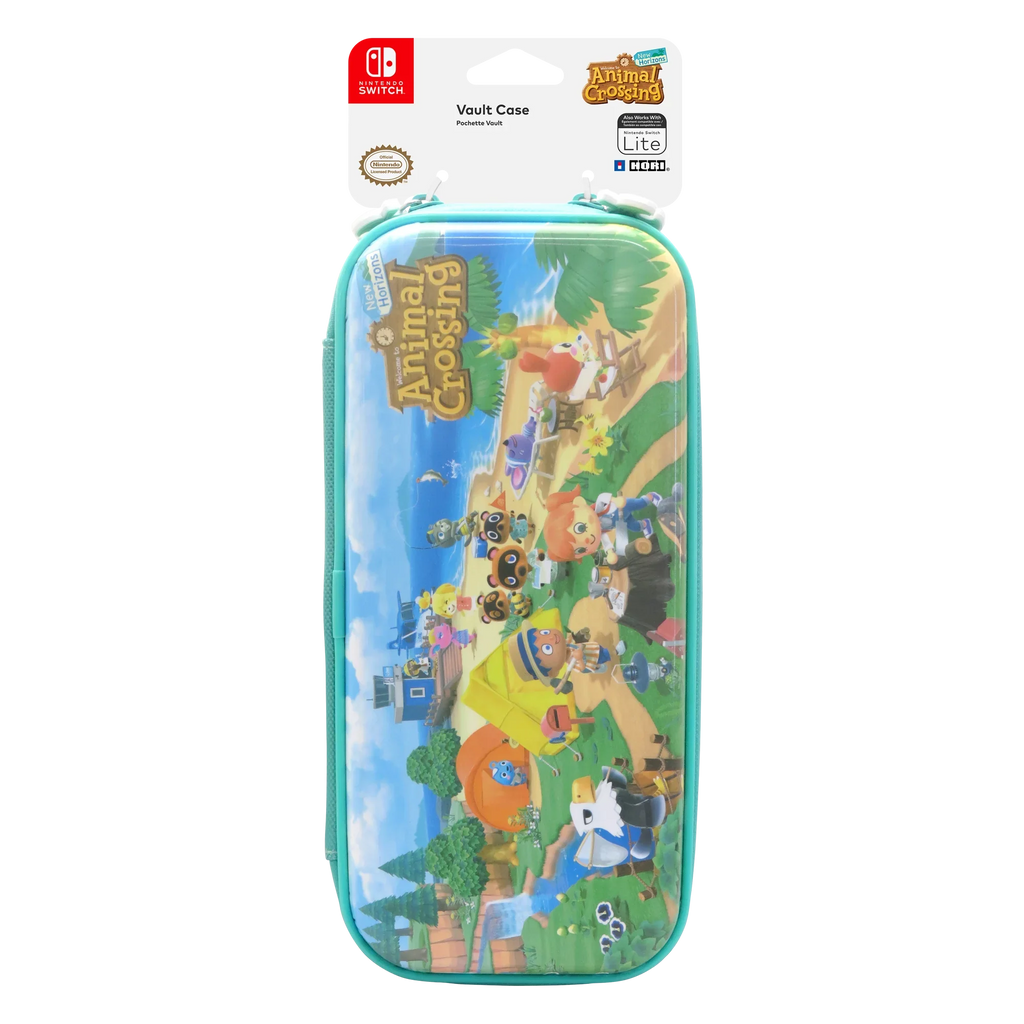 Hori - Animal Crossing Edition,Nintendo Switch and Nintendo Switch Lite, Premium Video Game Vault Case