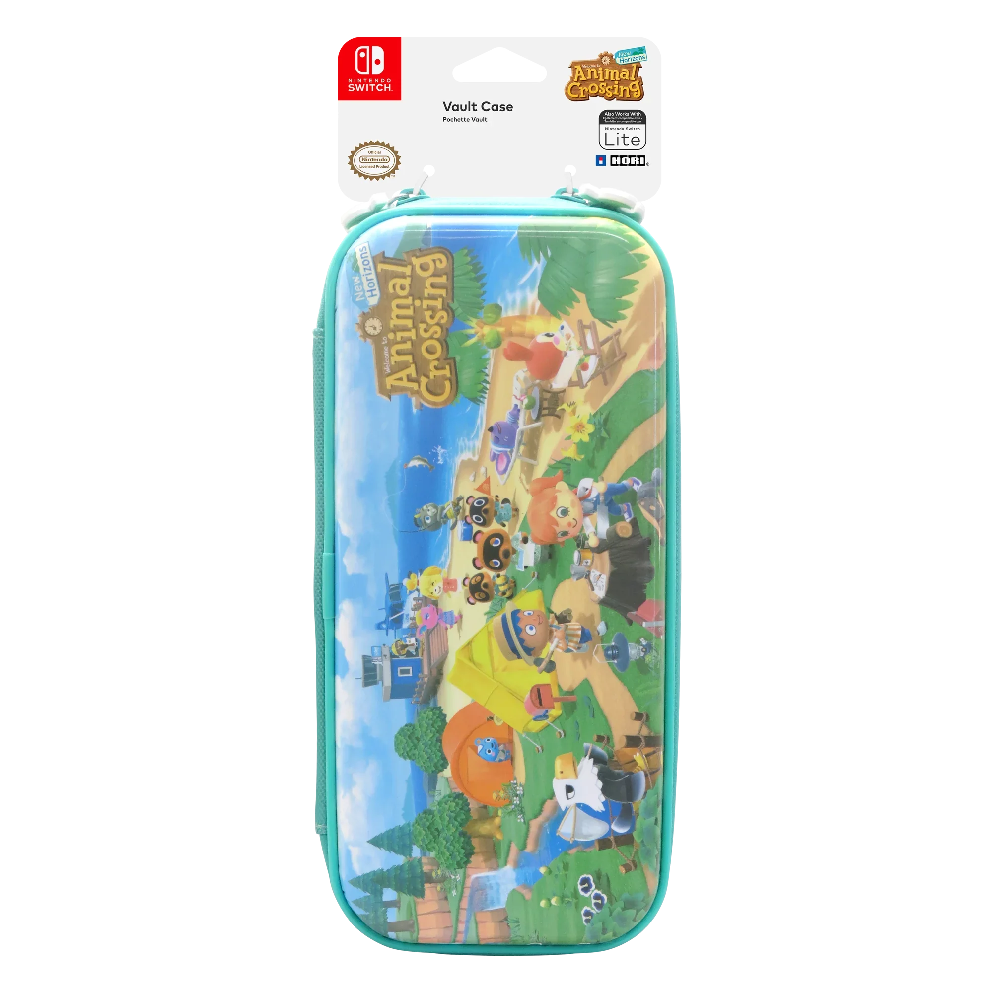 Hori - Animal Crossing Edition,Nintendo Switch and Nintendo Switch Lite, Premium Video Game Vault Case