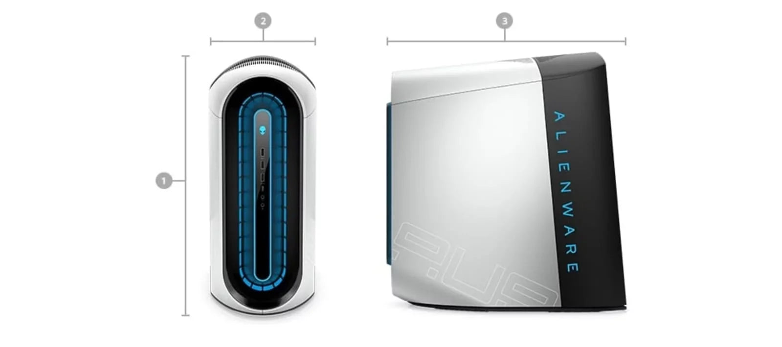 Restored Dell Alienware Aurora  Gaming Desktop (2021) Core i7 - 1TB  + 1TB  - 16GB  - 3060 Ti 8 Cores @ 4.9 GHz - 11th Gen  - 8GB  (Refurbished)