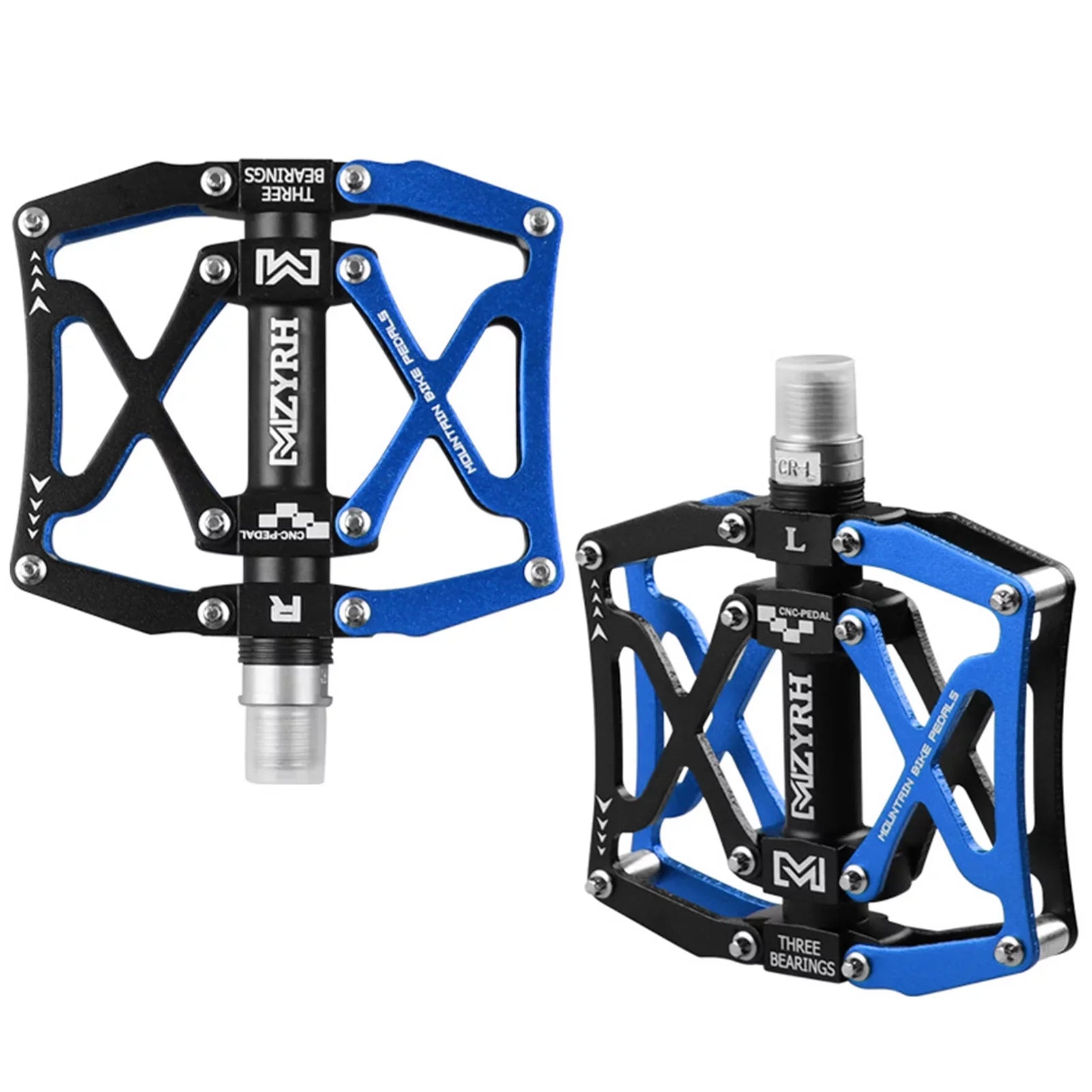 High Performance Aluminum Pedals for Mountain Bikes and Road Bikes, Lightweight and Durable