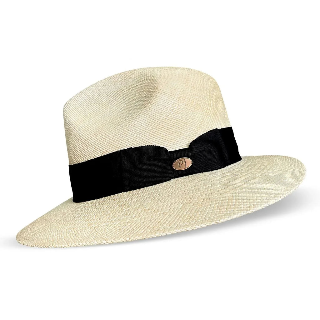 Panama Jack Premium Safari Straw Hat - Handwoven, Lightweight & Breathable, 2 5/8" Brim (-Large)