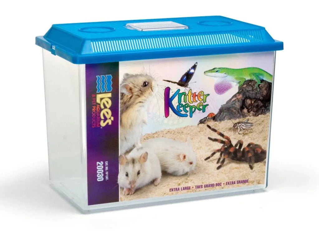 Lee's Aquarium &amp; Pet Products Kritter Keeper Reptile House, -Large, Assorted Colors