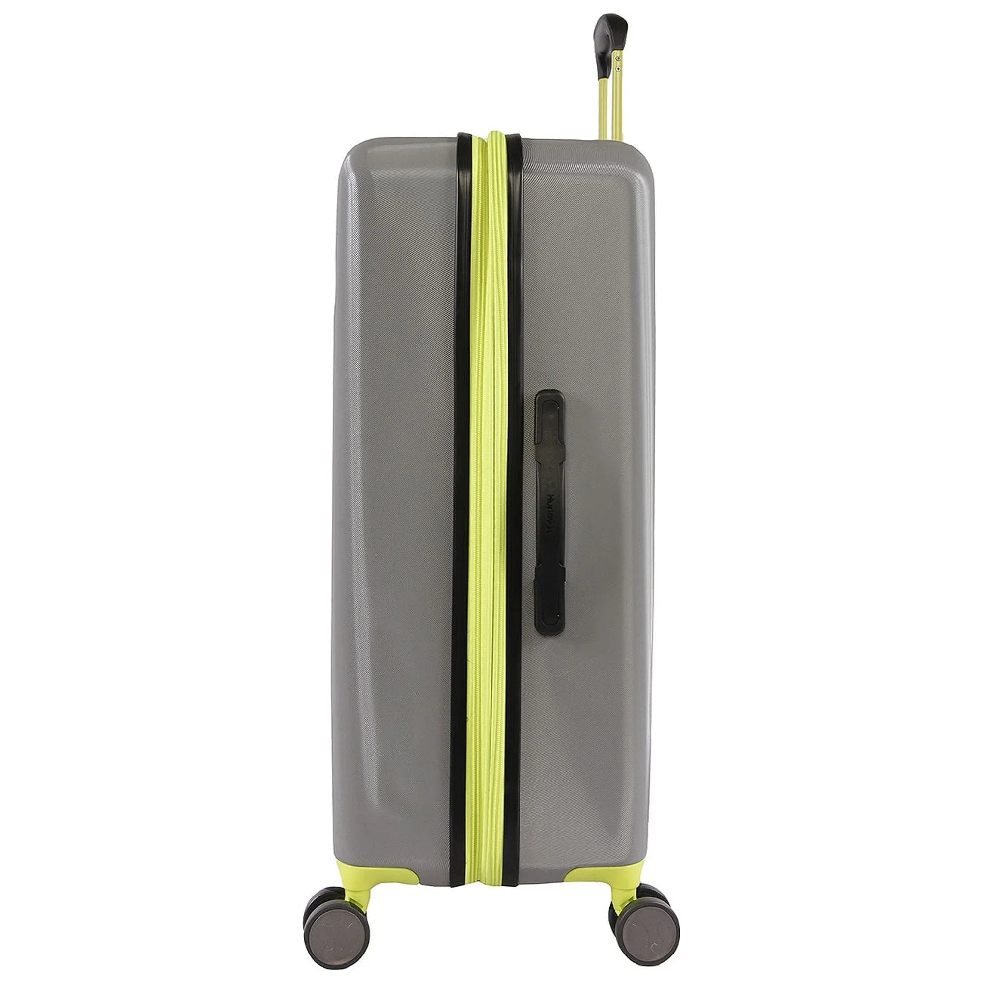 Hurley Suki Hardside Spinner Luggage Light Gray Neon 29