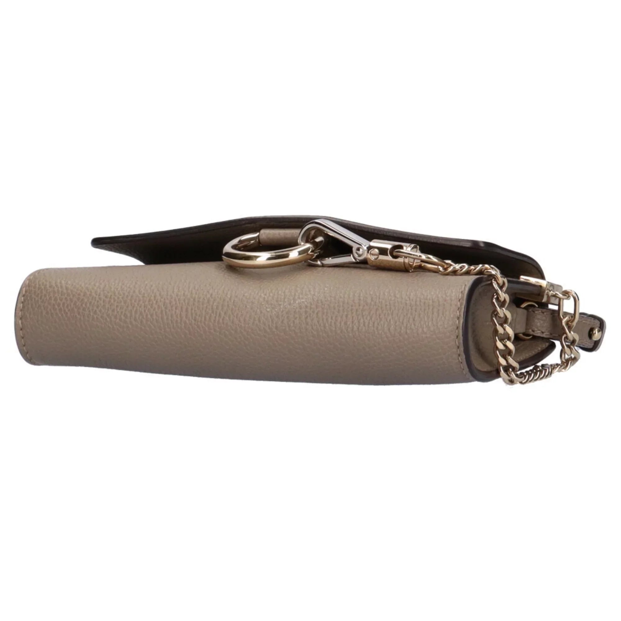 Pre-Owned Chloé Chloe Faye shoulder bag leather gray ladies (Fair)