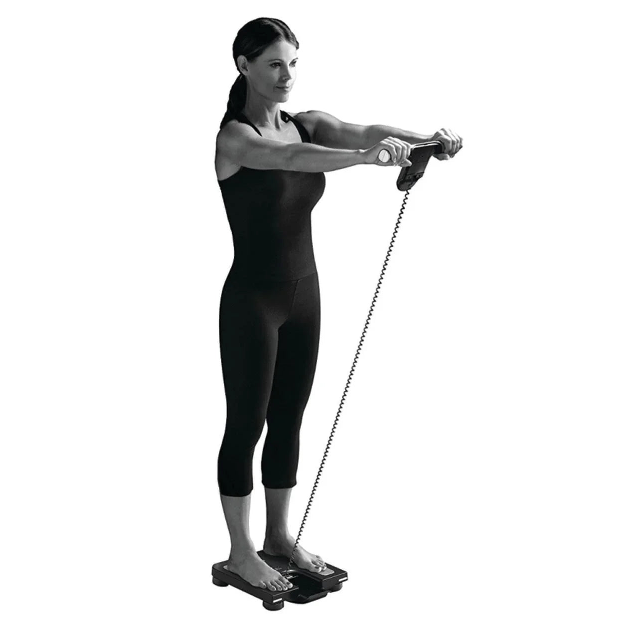 GoFit -65 Ball Exercise Ball with Pump (65 cm; White) and Omron -514C Full-Body Composition Monitor Black Bathroom Scale