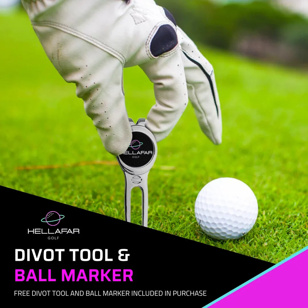 Hellafar Golf Speaker - Golf Cart Bluetooth Speaker, Magnetic Mounting System,  Waterproof, Black