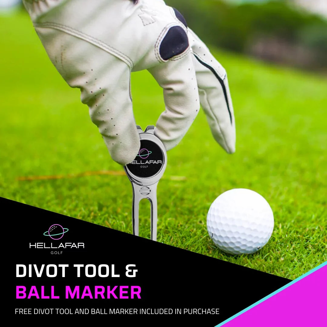 Hellafar Golf Speaker - Golf Cart Bluetooth Speaker, Magnetic Mounting System,  Waterproof, Black