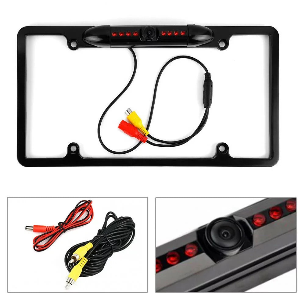 Night Vision Car License Plate Rear view Camera