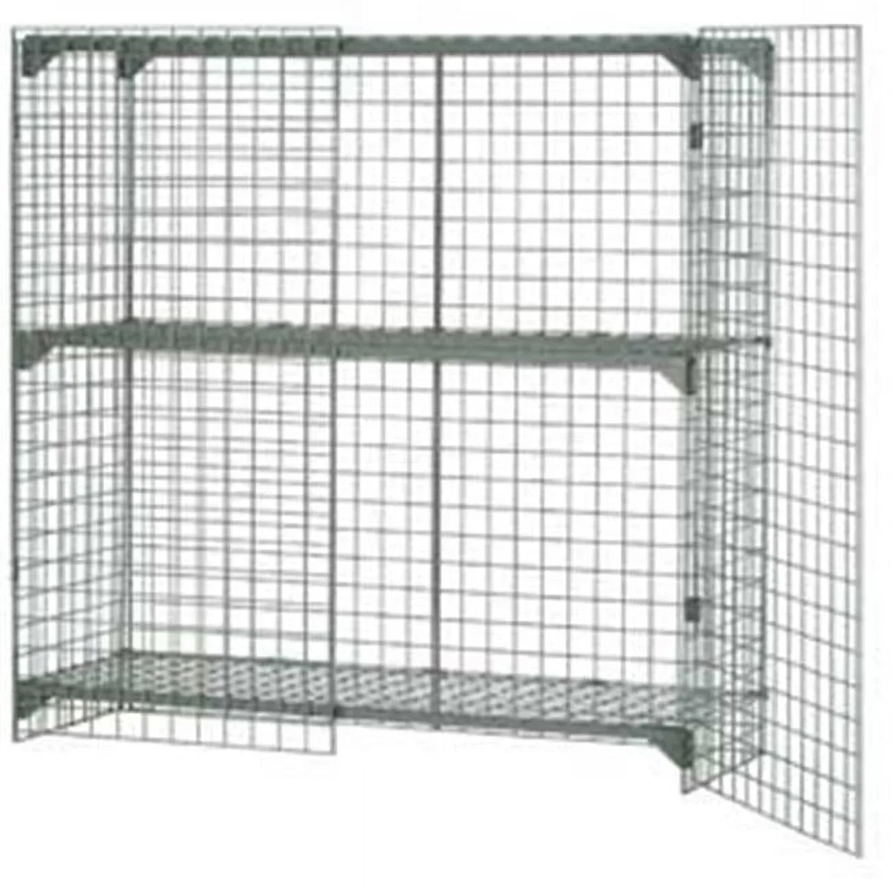 Global 184083 36 x 24 x 36 in. Wire Mesh Security Cage - Ventilated Locker