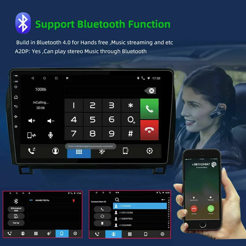 Navigation for Car Toyota Tundra 2007-2013 Sequoia 2008-2017 Android 10 Radio with Apple Play