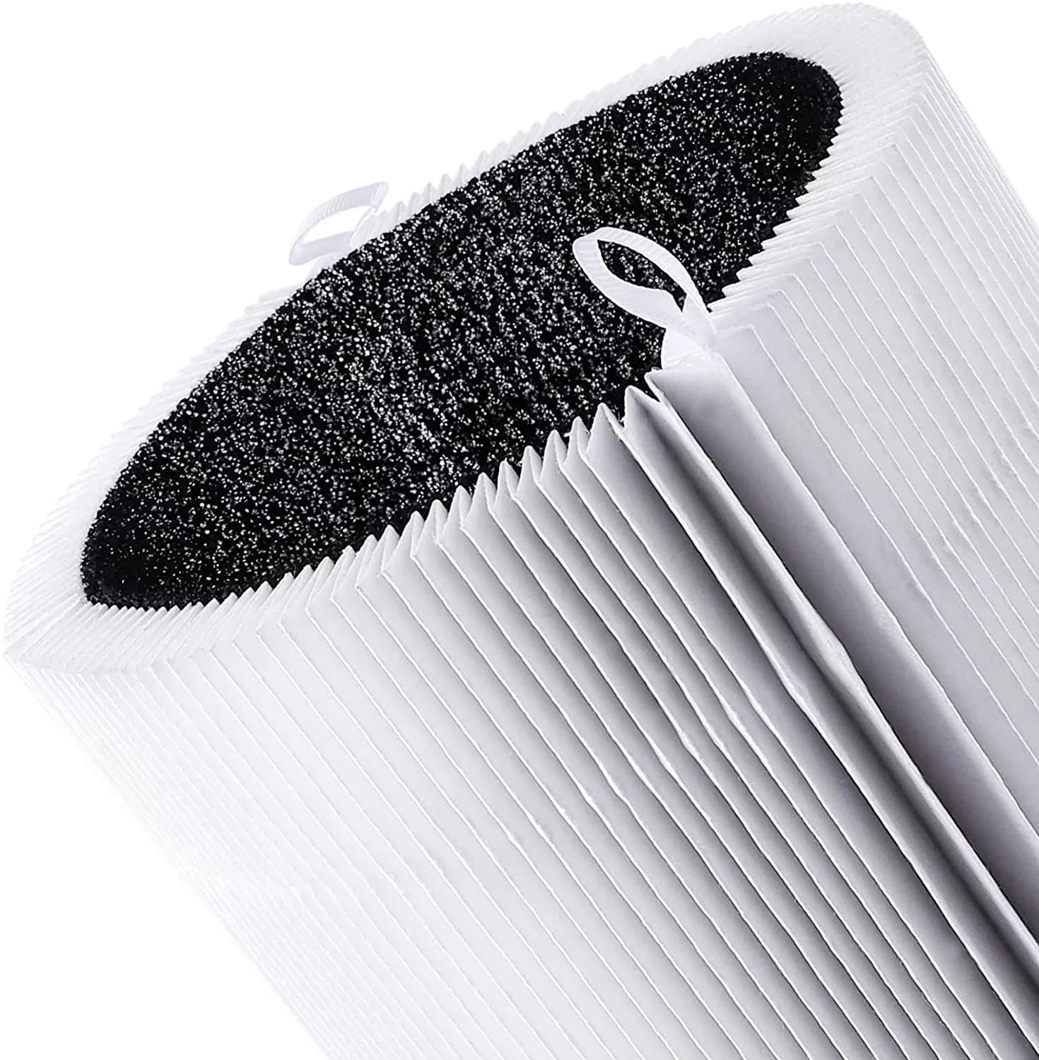 411 Replacement Filter for Blueair Blue Pure Air Purifier 411, Including 2PCS Particle Carbon Filter and 2PCS Blue Fabric Pre-filter