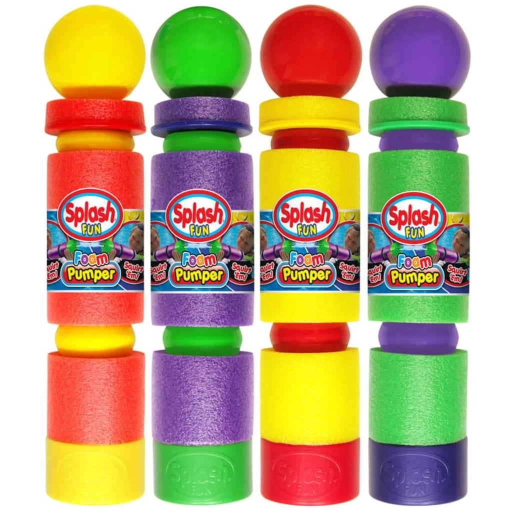 Assorted Color Foam Water Pumper Pool Swim Toy