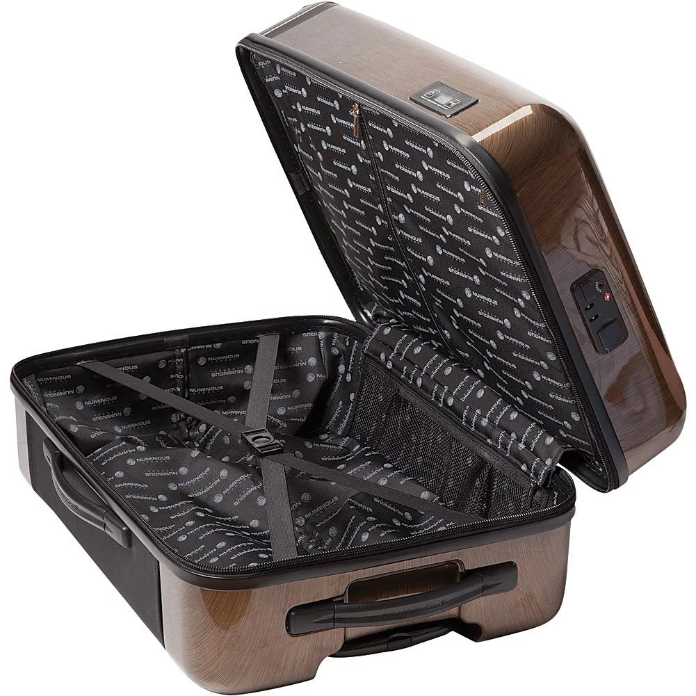 Numinous London Smart Executive 20" Cabin Luggage Case, Gold Brush