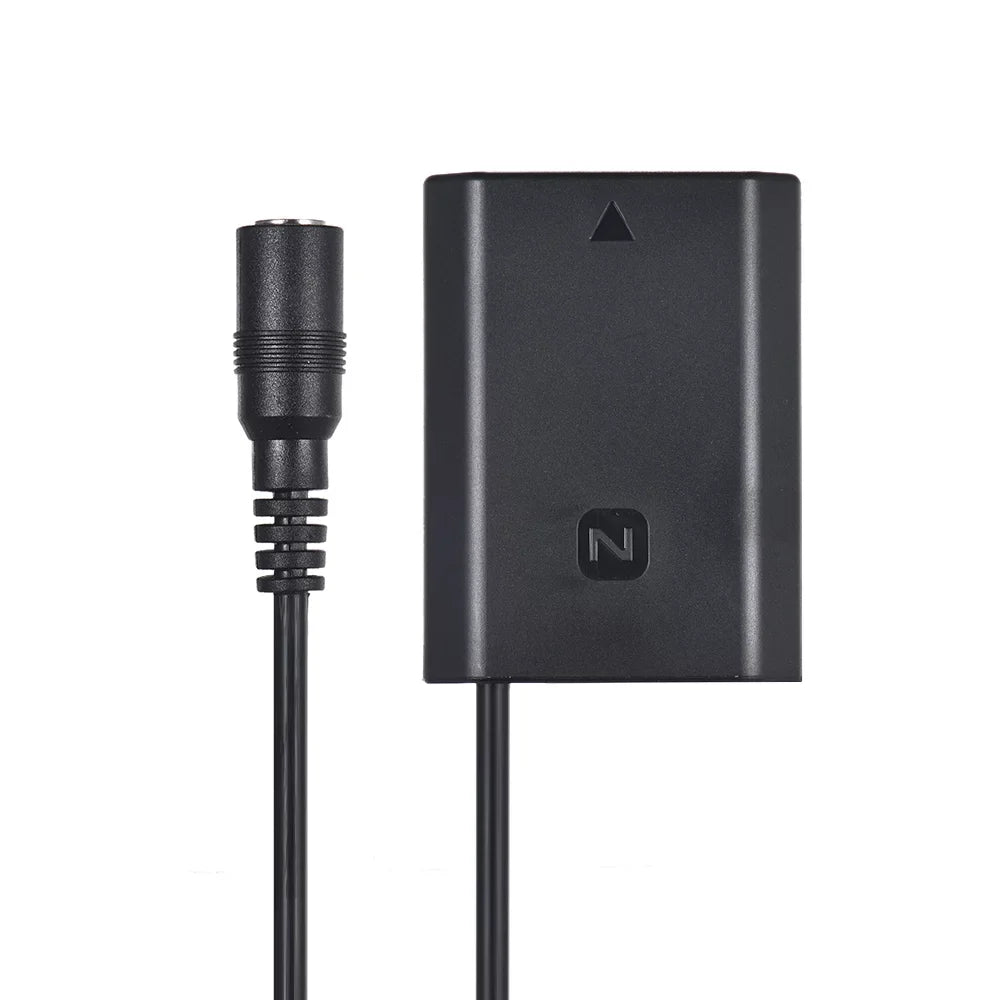 Andoer -  Coupler Dual  Adapter Dummy Battery for Sony