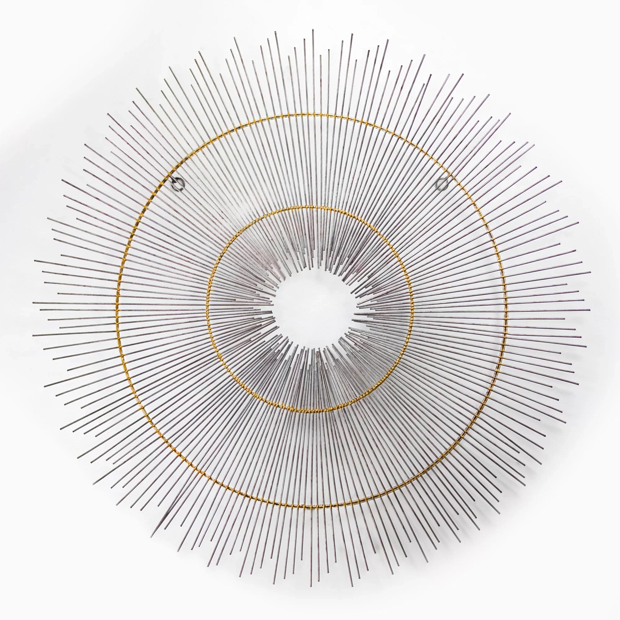 American Art Decor Metal Starburst Sunburst Wall Decor Sculpture by .. Keith (36")