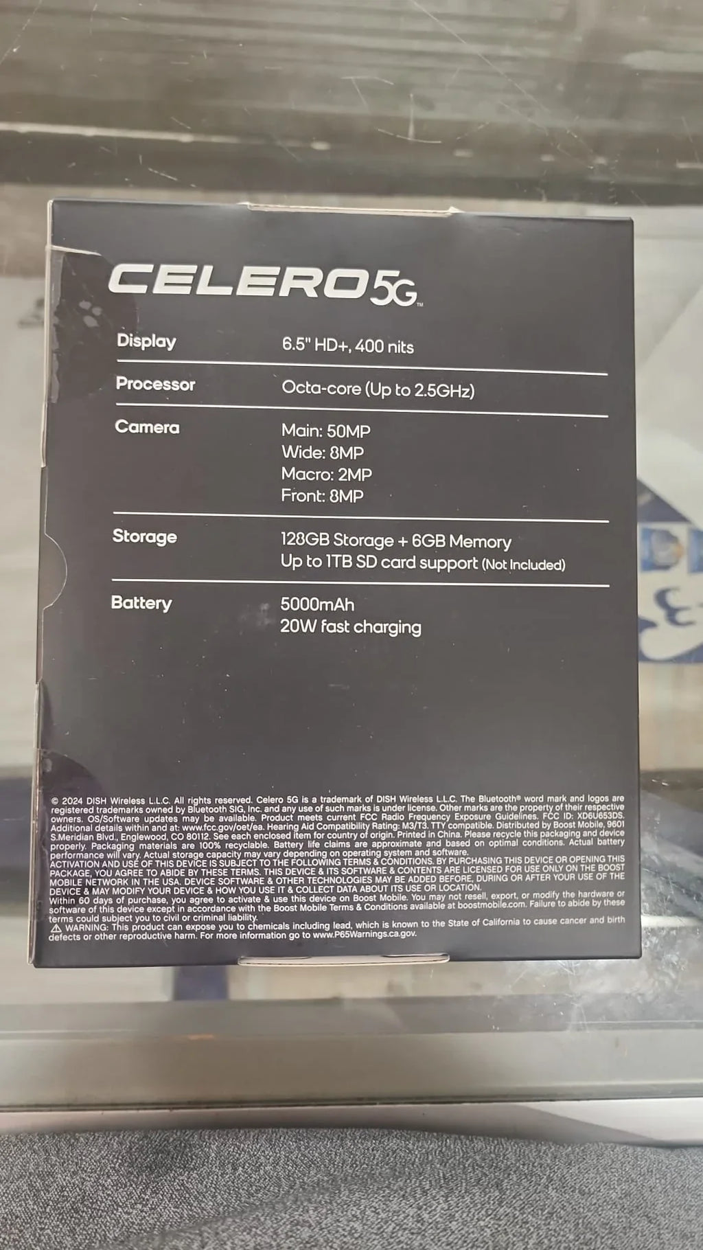 Celero 5G 2024 - 128GB - Moonglow Gray (Boost Mobile) (Single ) Plus $60 Plan