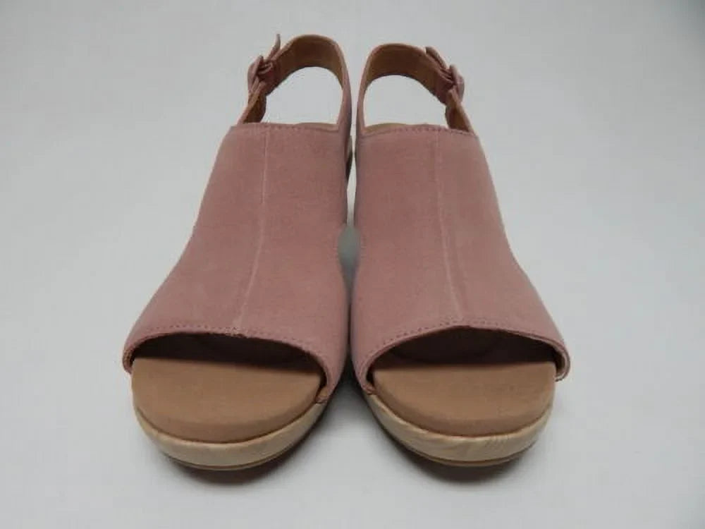 Rockport Vivienne Size  9   Women's Suede Slingback Sandals Light Rose