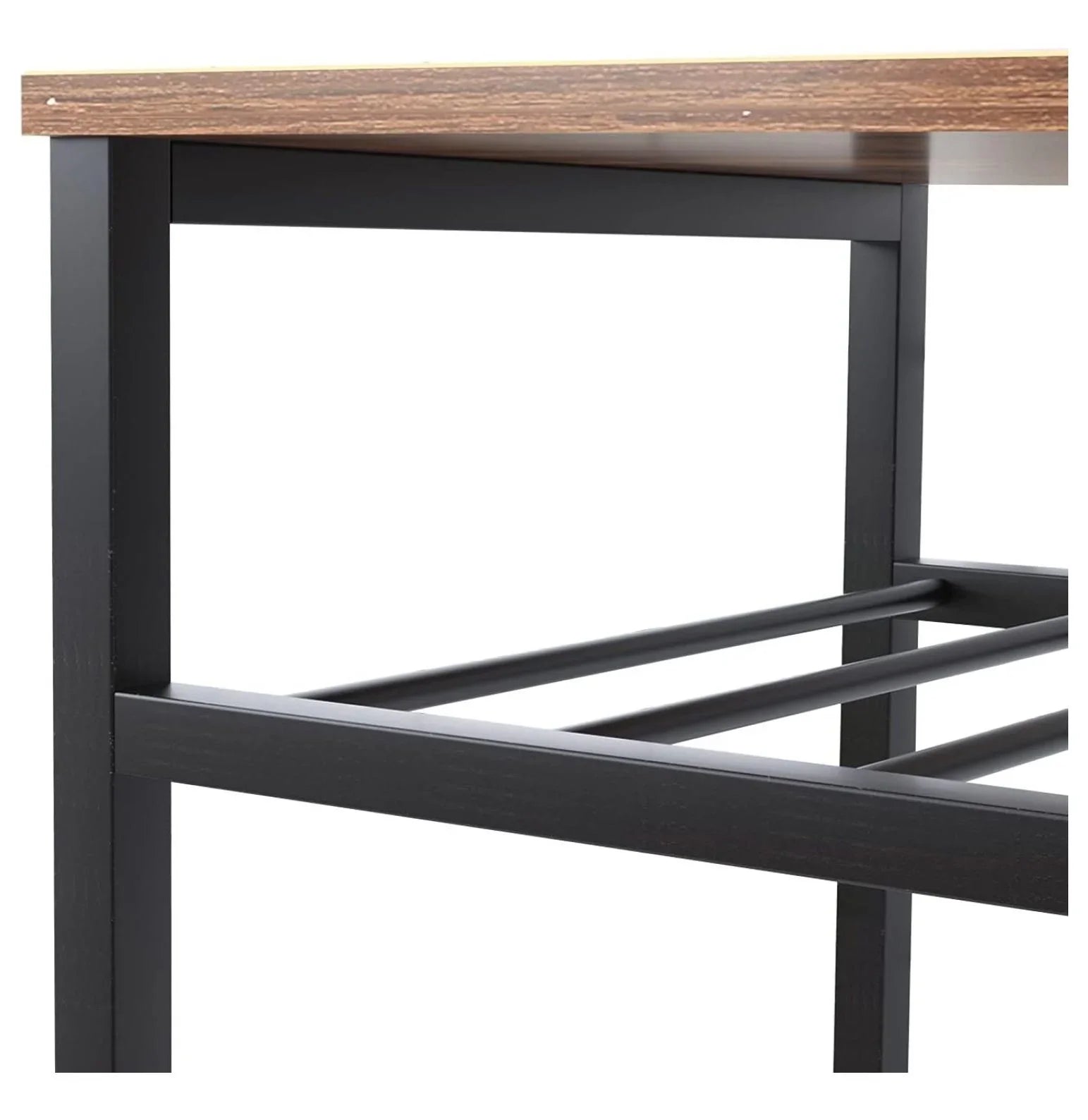oddfain Microwave Carts for Kitchen with Storage 3 Tier Rolling Bakers Rack Utility Kitchen Serving Cart on Wheels Outdoor Bar Cart Coffee Station, Dark Brown