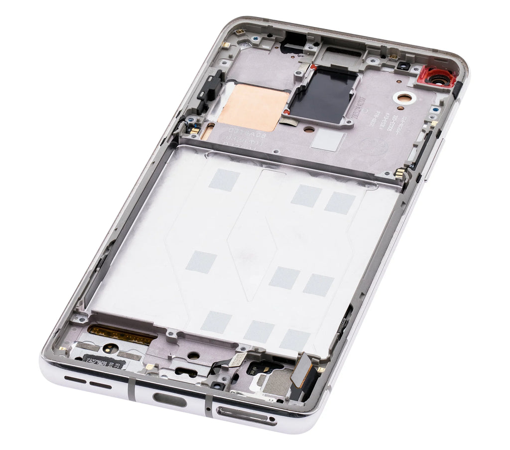Replacement  Assembly With Frame Compatible For OnePlus 8 / 5G (Non-Verizon 5G  Frame) (Refurbished) (Polar Silver)