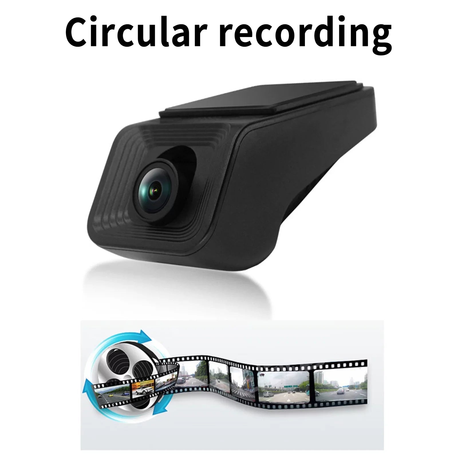 1080P  Wifi Car  Front Rear Dash Cam Camera Video Recorder -Sensor