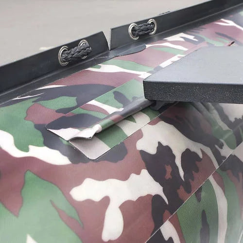 Inflatable Fishing Boat 4-Person Raft 10.5 feet - Camouflage