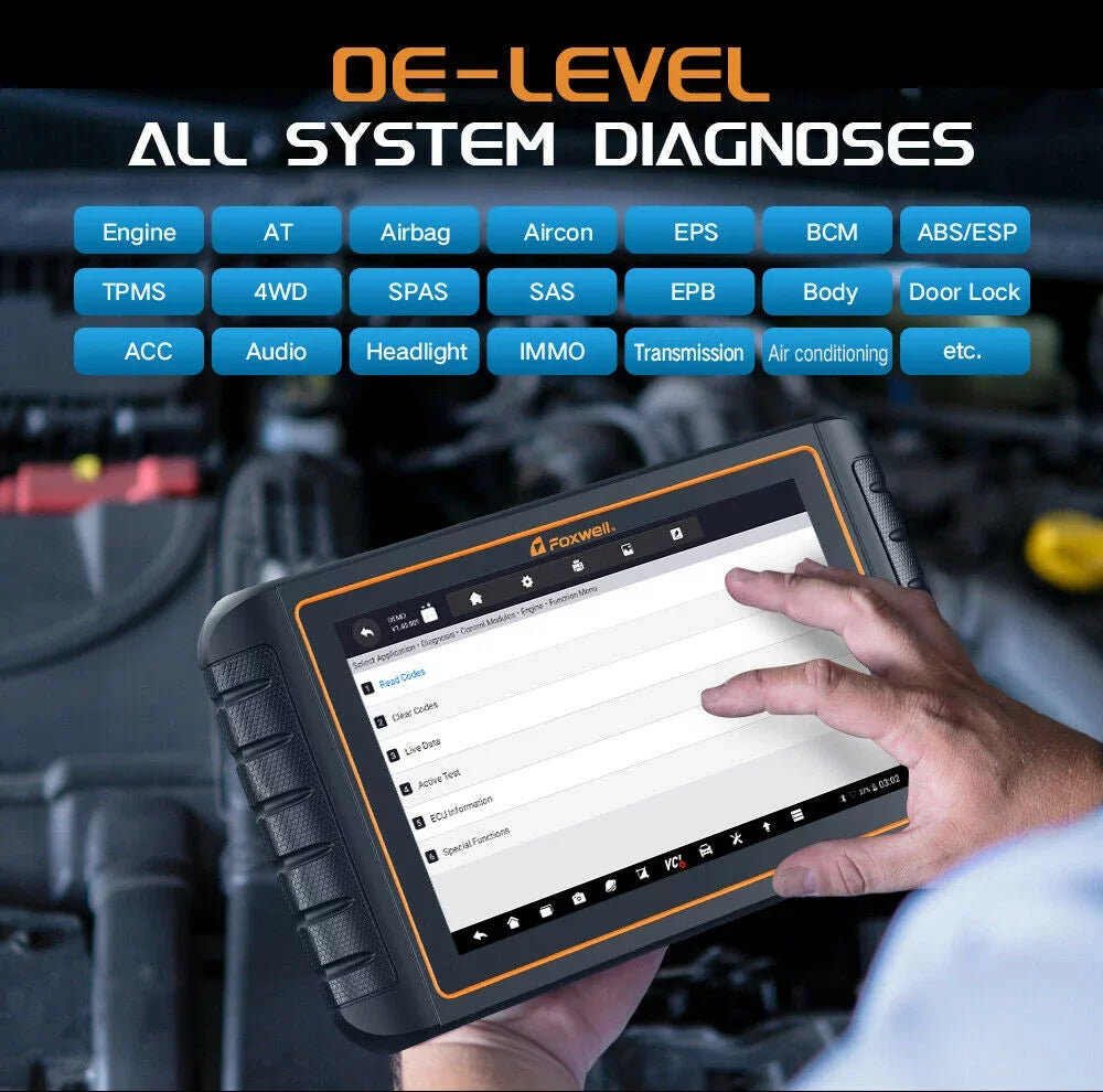 Automotive Bi-Directional Control Diagnostic Scan Tool Car  Service Tool  Scanner Full Systems  Coding Actuation Test Code Reader   Scan 30+ Resets Free Update