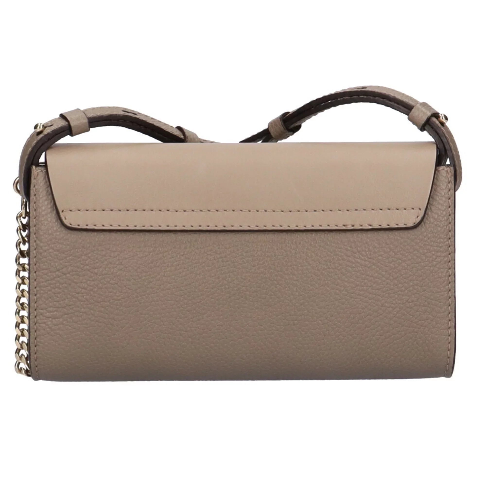 Pre-Owned Chloé Chloe Faye shoulder bag leather gray ladies (Fair)