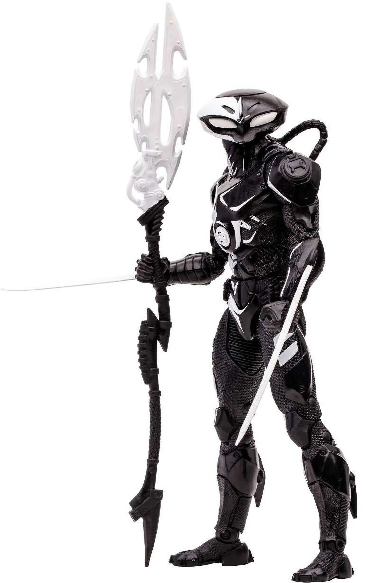 McFarlane  Direct Gold Label Collection Black Manta Action Figure with Comic Book (Line Art)