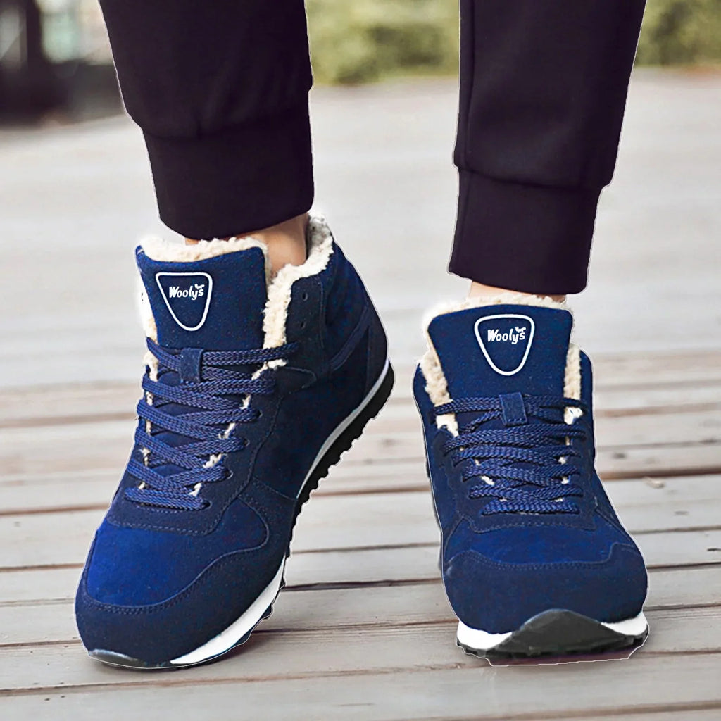 Women's Boots 2022 Women's New Winter Lace Up Warm and Comfortable Mid Tube Snow Boots Shoes