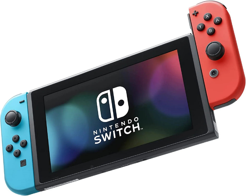 Restored Nintendo 10010738 Switch Console with Neon Blue and Neon Red Joy-Con (Refurbished)