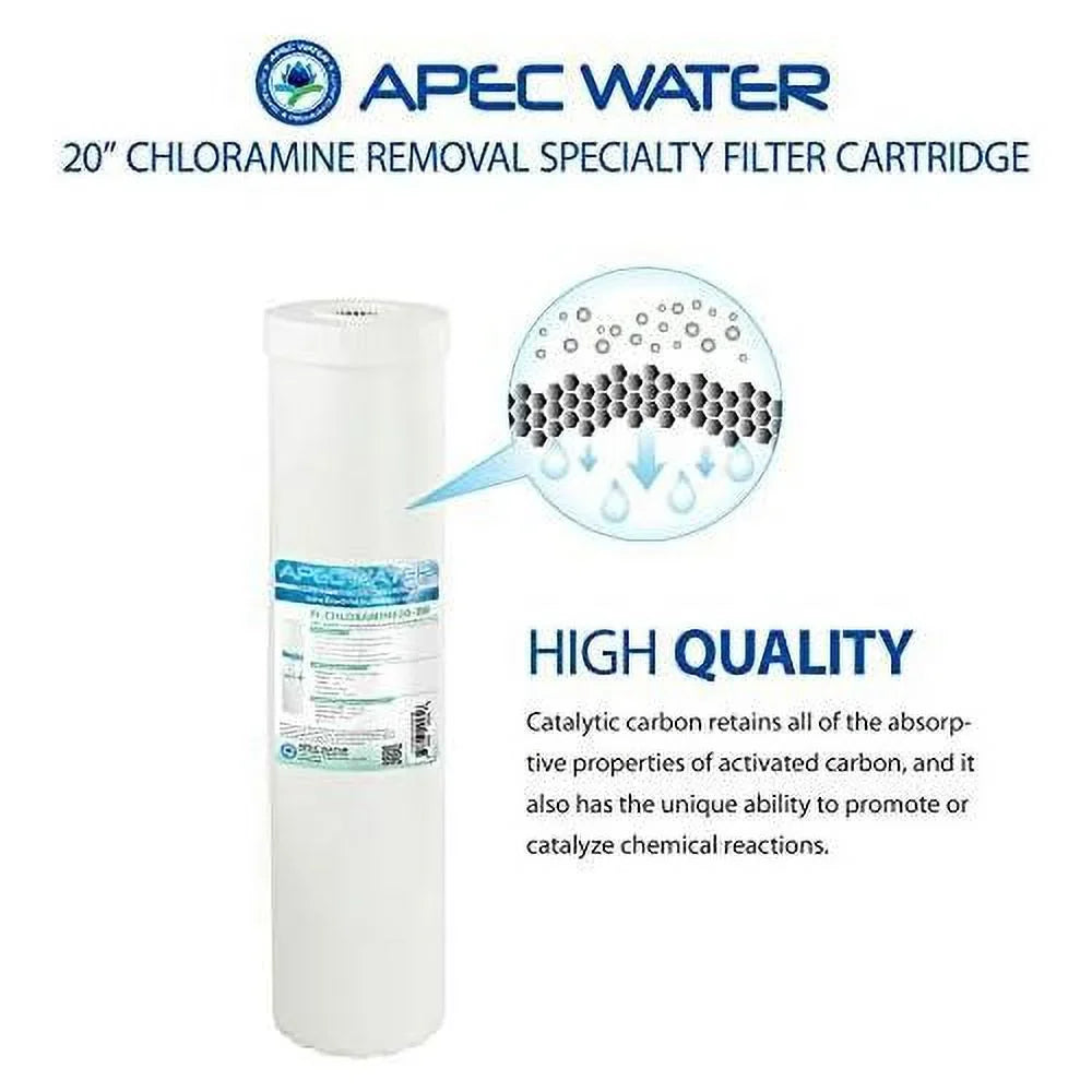 systems 20" replacement specialty  filter chloramines  hydrogen sulfide removal (fi-chloramine20-bb)
