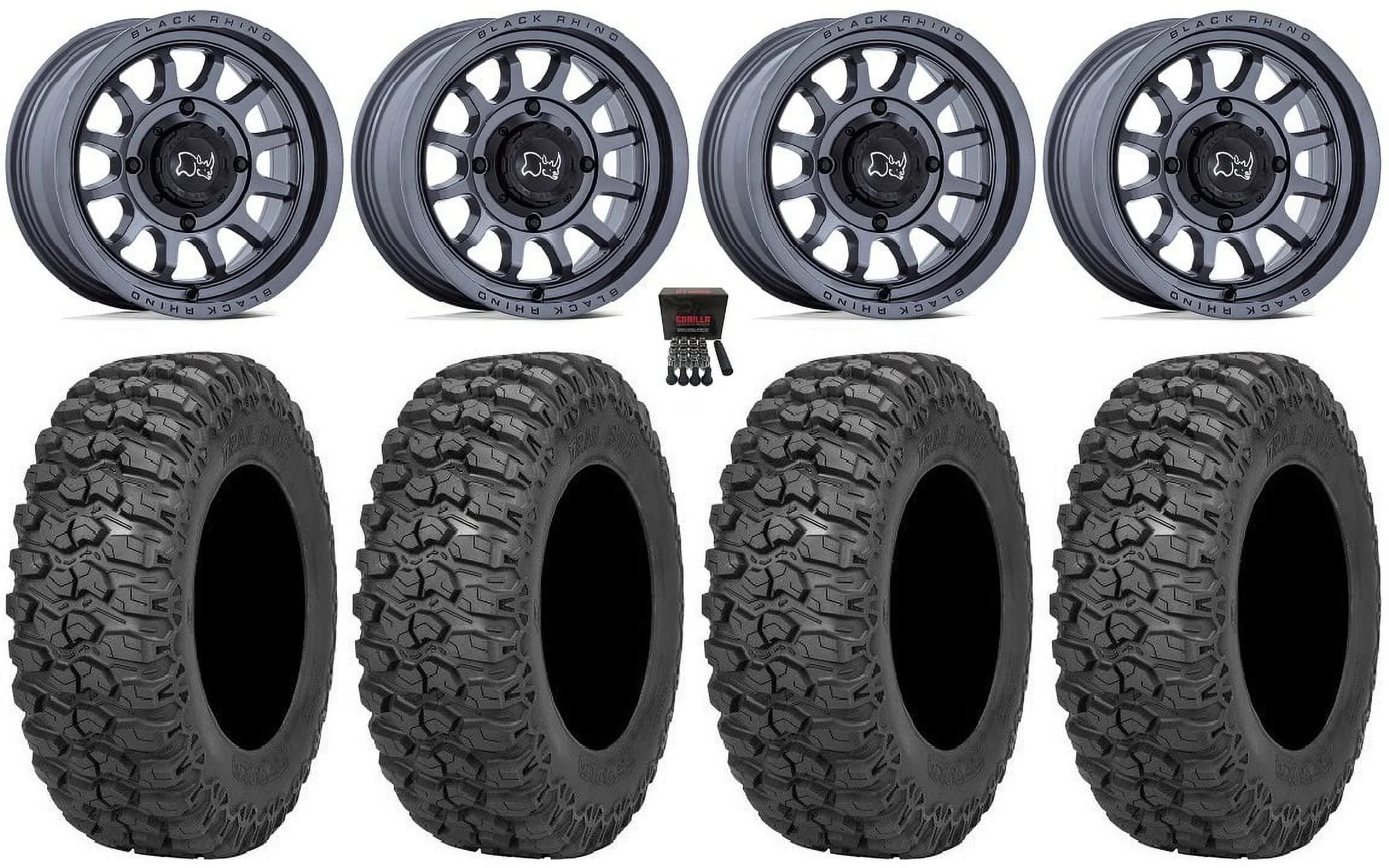 Black Rhino Rapid 15" Wheels Gm 32" Trail Saw 2.0 Tires Sportsman  Ranger