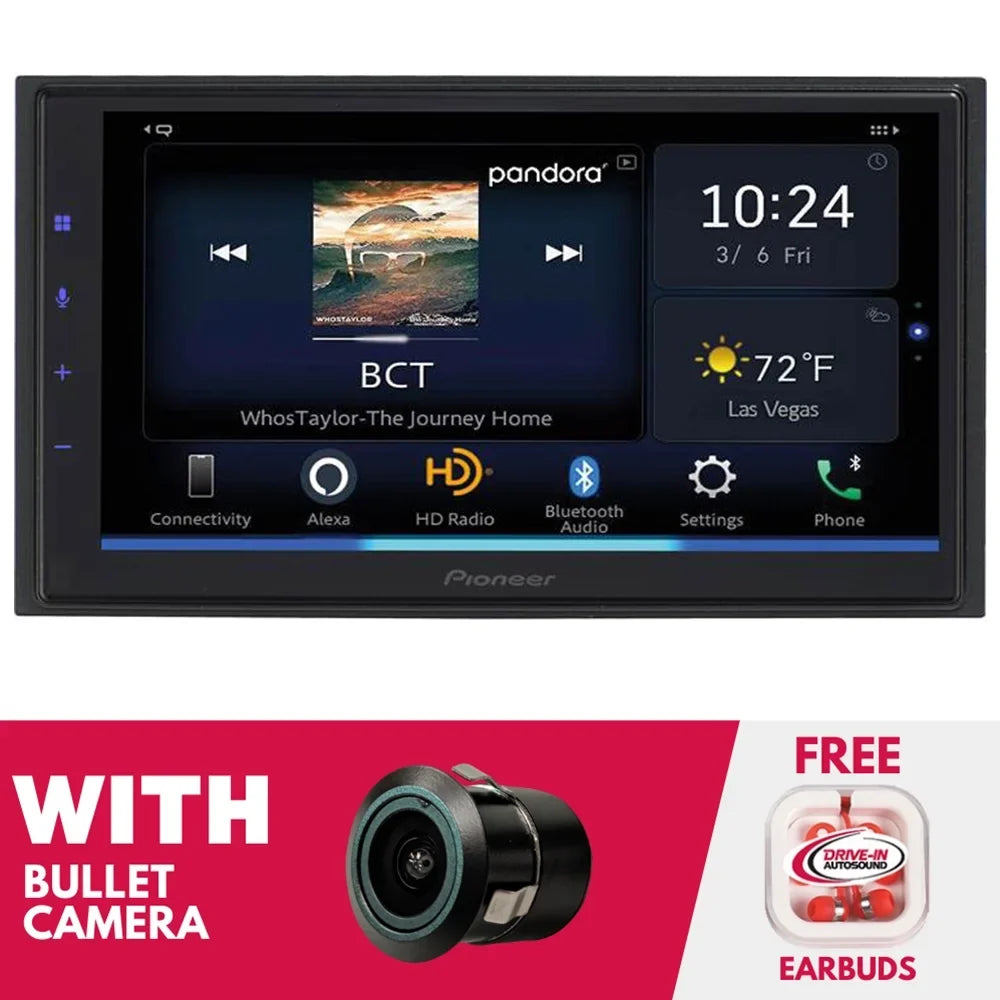 New Pioneer - 6.8 Inch Digital Multimedia Receiver with Bullet Camera
