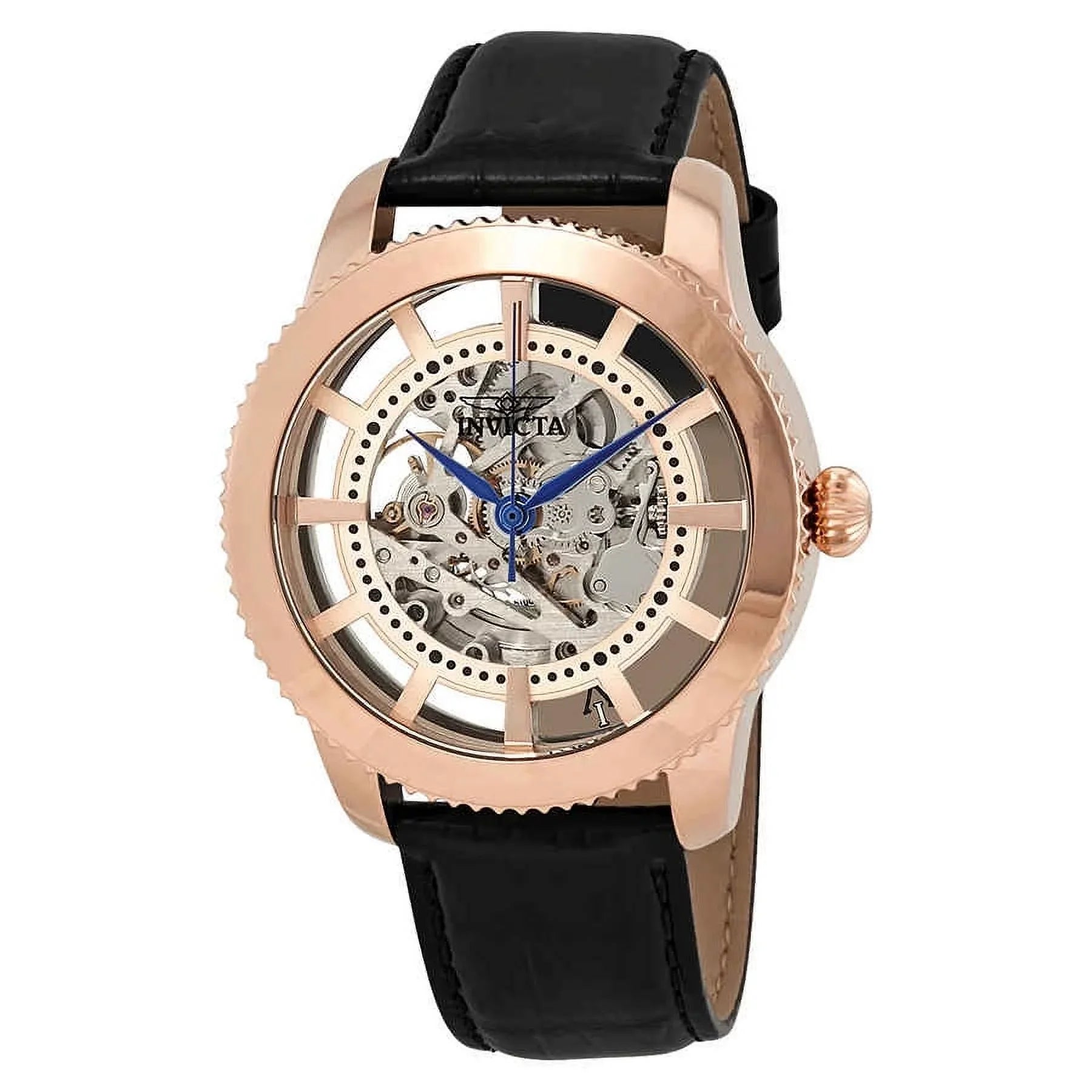 Invicta Men's 23639 Vintage  & Silver Skeleton Dial Leather Automatic Watch