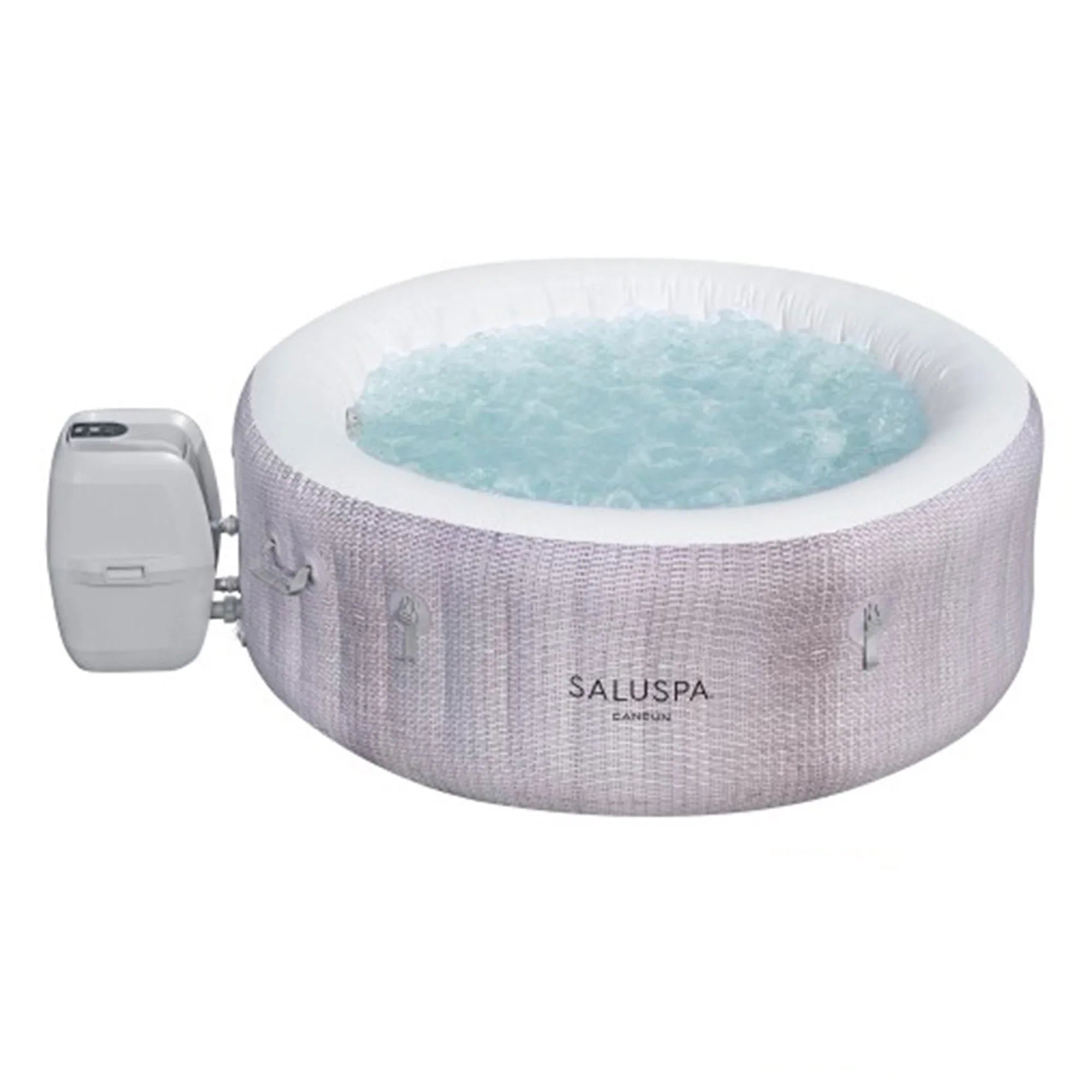 Bestway SaluSpa Cancun Inflatable Hot Tub w/2 SaluSpa Spa Seat & 2 Pillows
