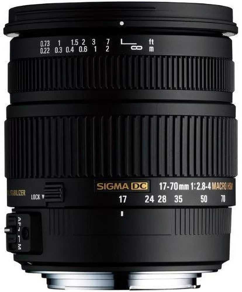 Sigma 17-70mm .8-4    Lens - Black