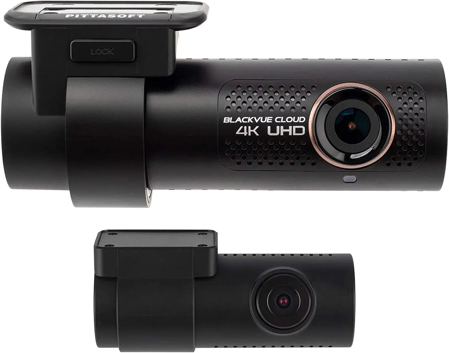 BlackVue -2CH Plus with 128GB microSD Card | 4K  Cloud Dashcam | Built-in Wi-Fi, , Parking Mode Voltage Monitor |  and Mobile Hotspot via Optional  Module