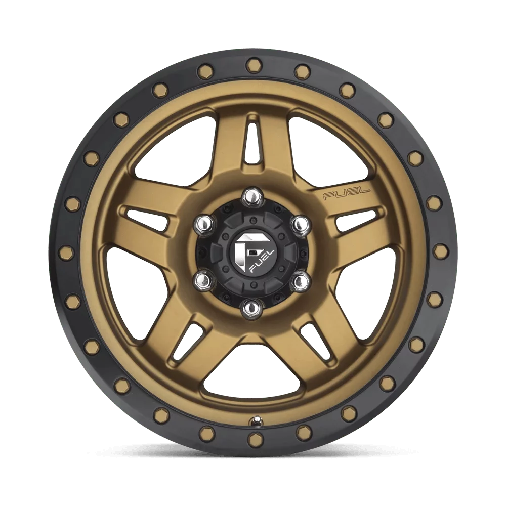 Fuel  Anza 20X9 6X135 1Et 110.1Cb Matte Bronze Black Bead Ring Wheel