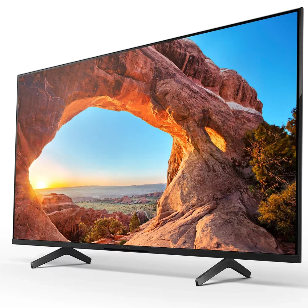 Sony  43 inch  4K Ultra   Smart  2021 Model Bundle with Deco Home 60W 2.0 Channel Soundbar, 37"-70"  Wall Mount Bracket Bundle and 6-Outlet Surge Adapter