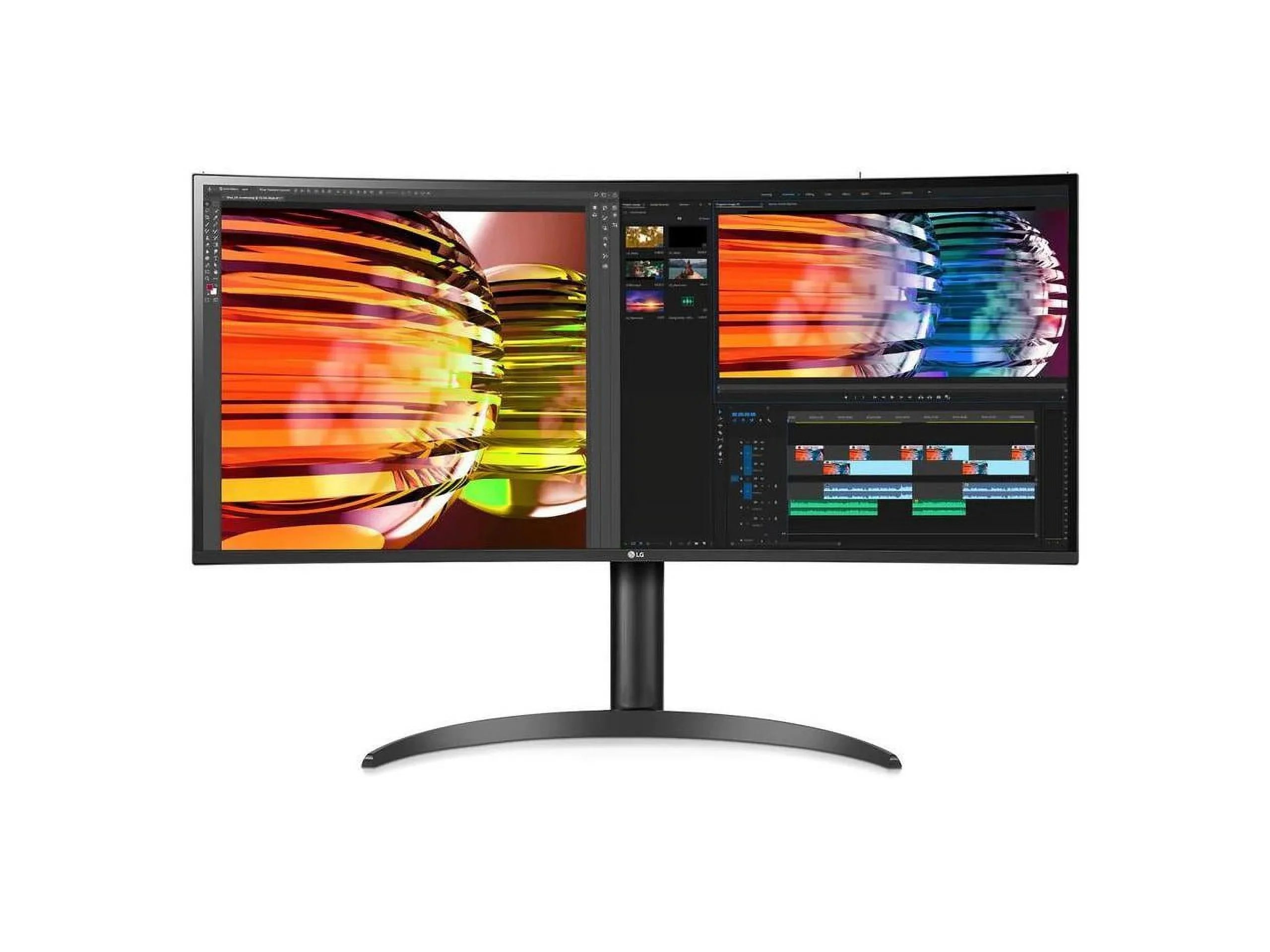 Ultrawide 34BP85CN- 34" - Curved Screen Edge  Gaming  Monitor - 21:9 - Glossy Black, Black Hairline, Textured Black - 34" Class - In-plane Switching () Technology - 3440 x