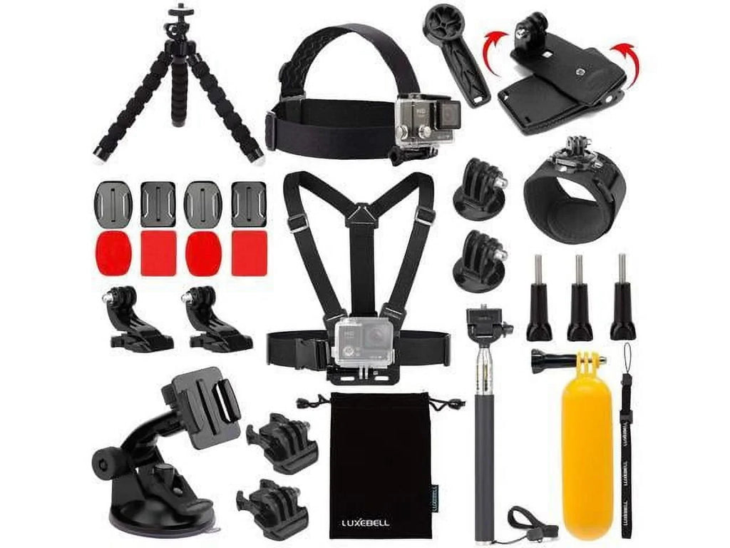 Accessories Kit for    4K WiFi Action Camera GoPro Hero 9 8 7 6 5/Session 5/Hero 4/3+/3/2/1 Max Fusion